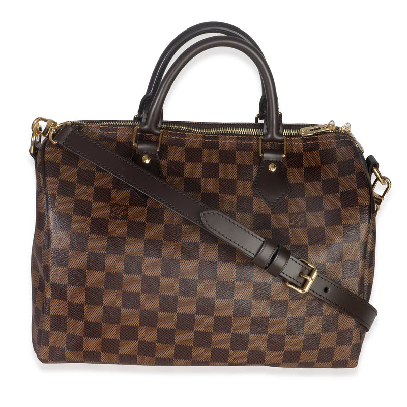Damier Ebene Canvas Speedy Bandouliere 30