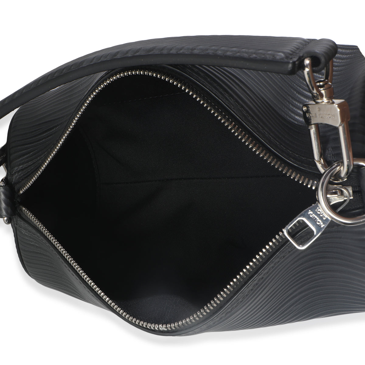 Louis Vuitton Black Epi Soft Polochon PM Handbag av