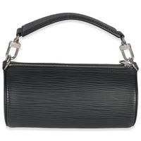 Louis Vuitton Black Epi Soft Polochon PM Handbag bv