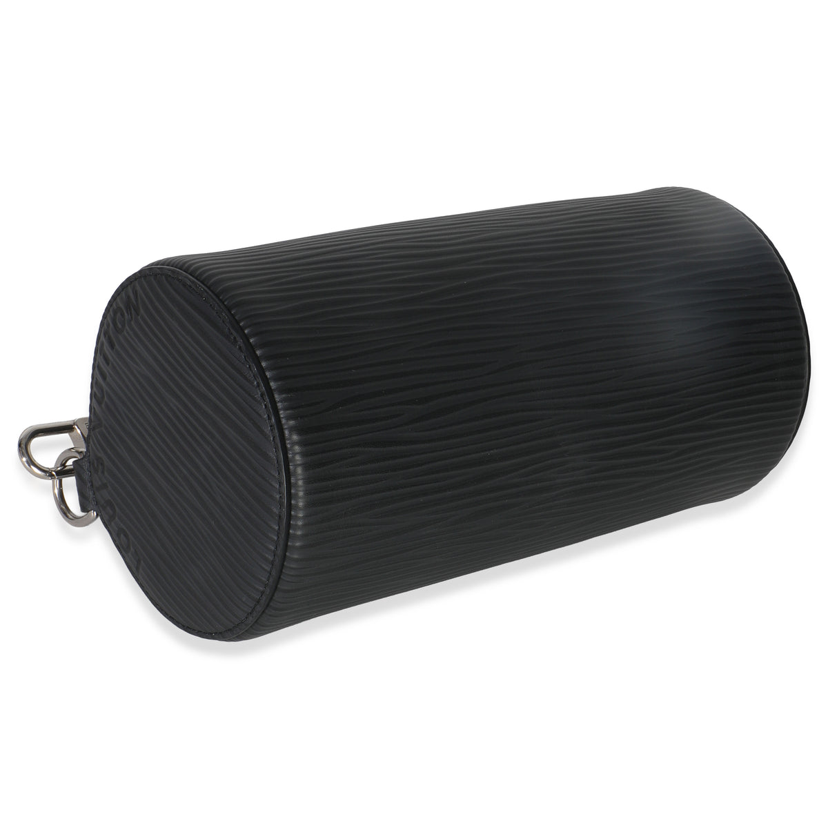 Louis Vuitton Black Epi Soft Polochon PM Handbag clasp