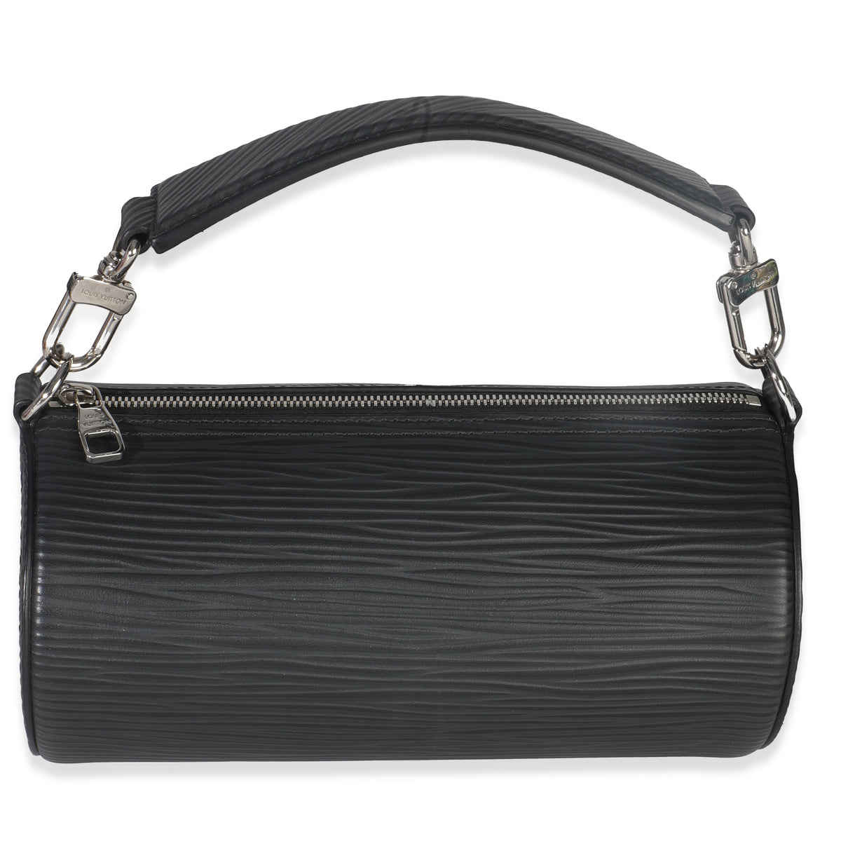 Louis Vuitton Black Epi Soft Polochon PM Handbag fv