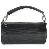 Louis Vuitton Black Epi Soft Polochon PM Handbag fv