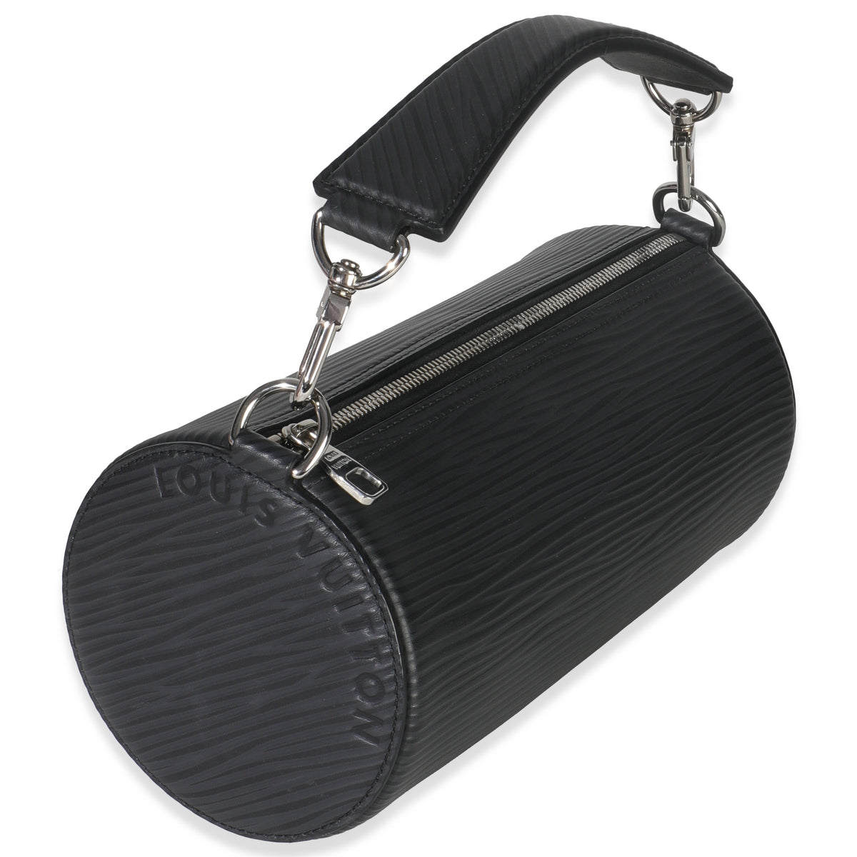 Louis Vuitton Black Epi Soft Polochon PM Handbag pv
