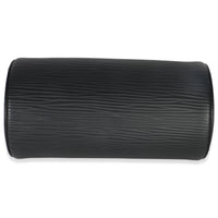 Louis Vuitton Black Epi Soft Polochon PM Handbag stamp