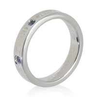 Sterling Silver Sapphire 1837 Narrow Ring