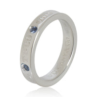 Sterling Silver Sapphire 1837 Narrow Ring