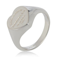 Sterling Silver  Return To Tiffany Heart Signet Ring
