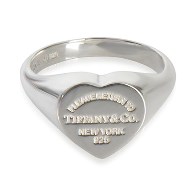 Sterling Silver  Return To Tiffany Heart Signet Ring