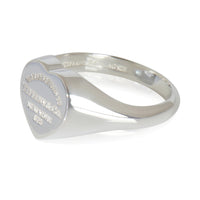 Sterling Silver  Return To Tiffany Heart Signet Ring