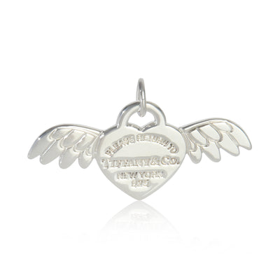 Sterling Silver  Return To Tiffany Angel Wings Charm
