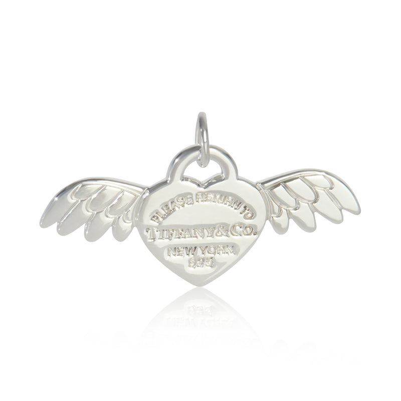 Sterling Silver  Return To Tiffany Angel Wings Charm