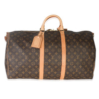 Monogram Canvas Keepall Bandouliere 55