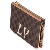 Damier Ebene Canvas Double Zip Pochette