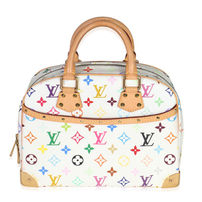 White Monogram Multicolor Canvas Trouville