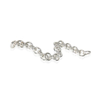 Tiffany & Co. Sterling Silver  Round Link Clasping End Bracelet bv