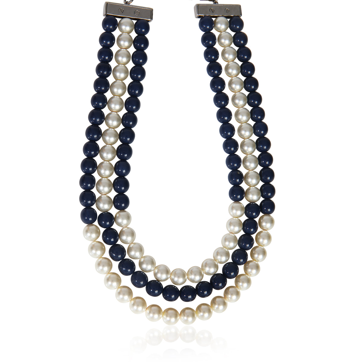 Chanel 2015 Triple Strand Necklace fv