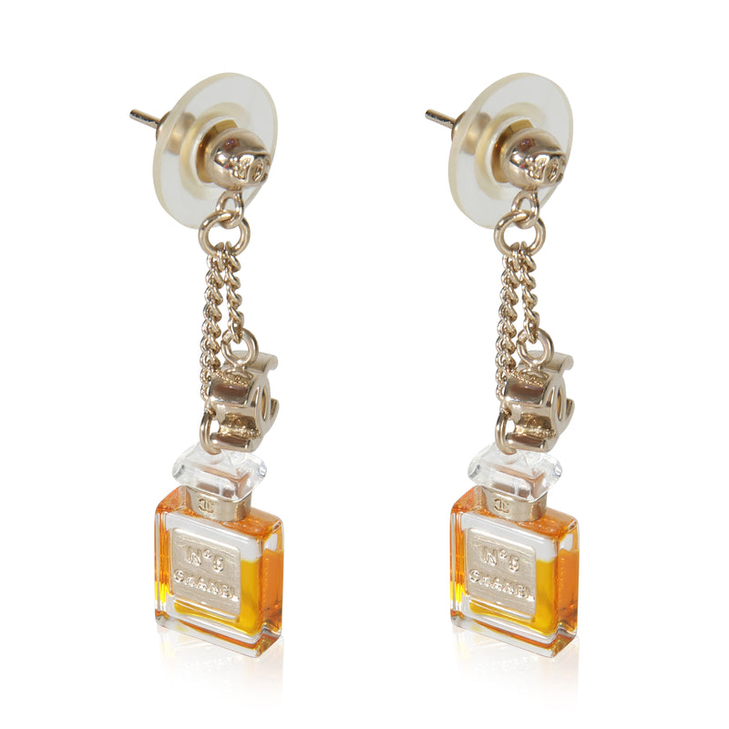 Gold-Plated  2008 No. 5 Earrings