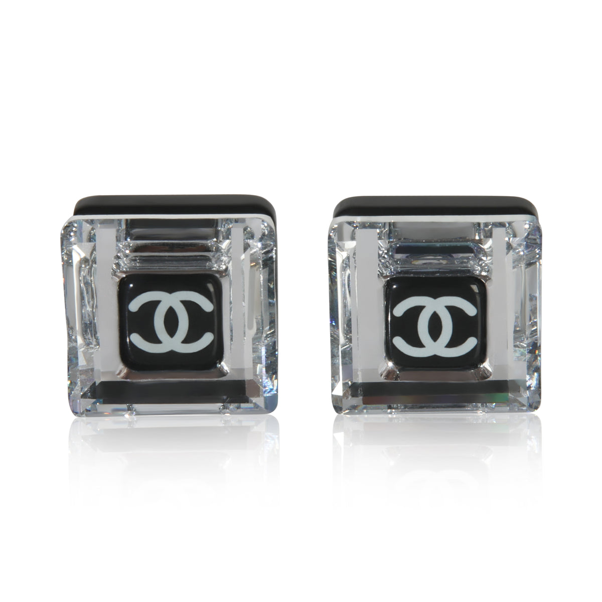 2010 Square Strass Earrings