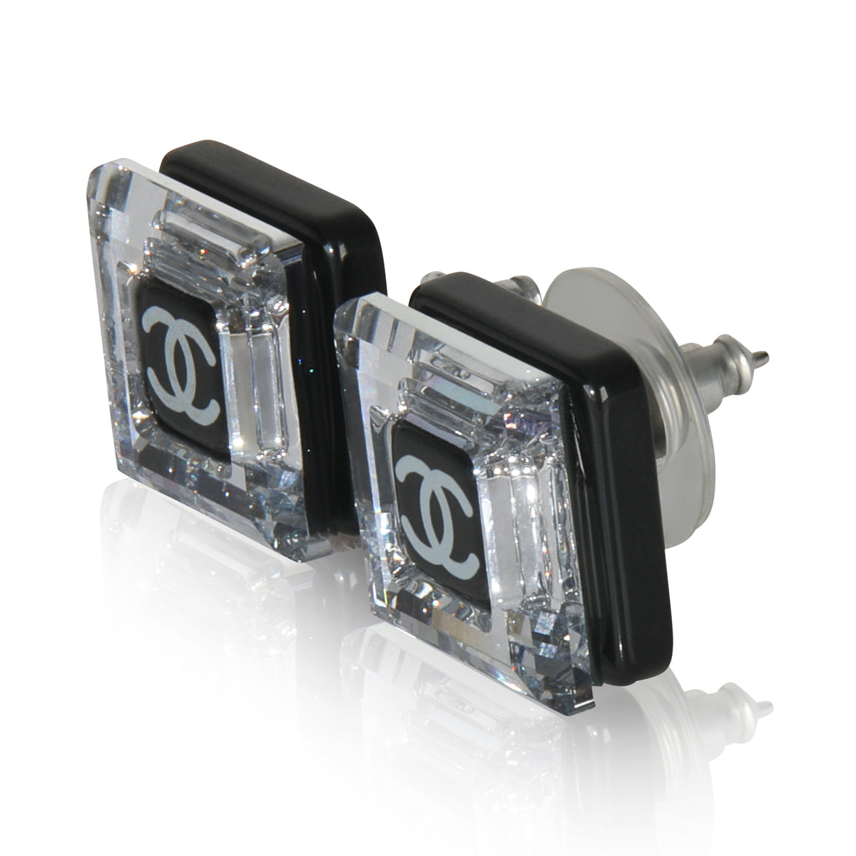 2010 Square Strass Earrings
