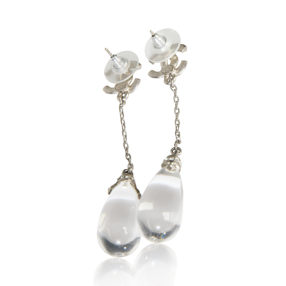 2018 Strass & Resin CC Drop Earrings