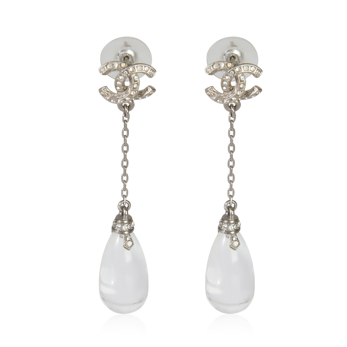 2018 Strass & Resin CC Drop Earrings