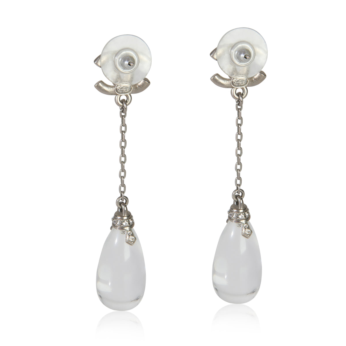 2018 Strass & Resin CC Drop Earrings