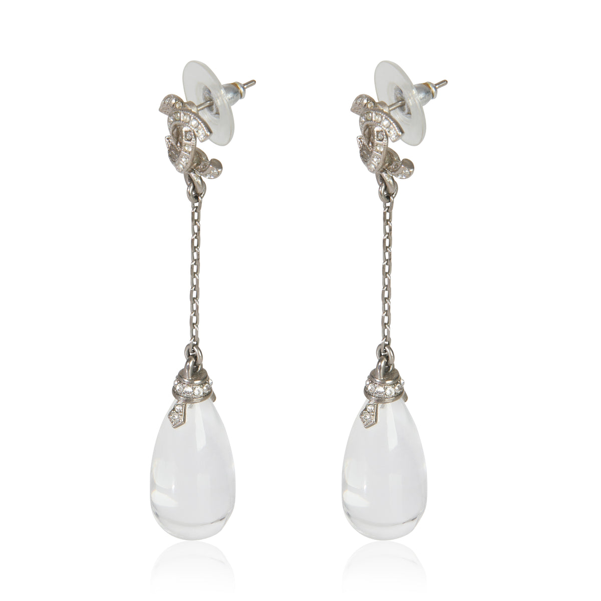 2018 Strass & Resin CC Drop Earrings