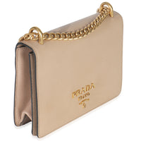 Prada Cammeo Saffiano Lux Small Logo Chain Flap Bag Handbag pv