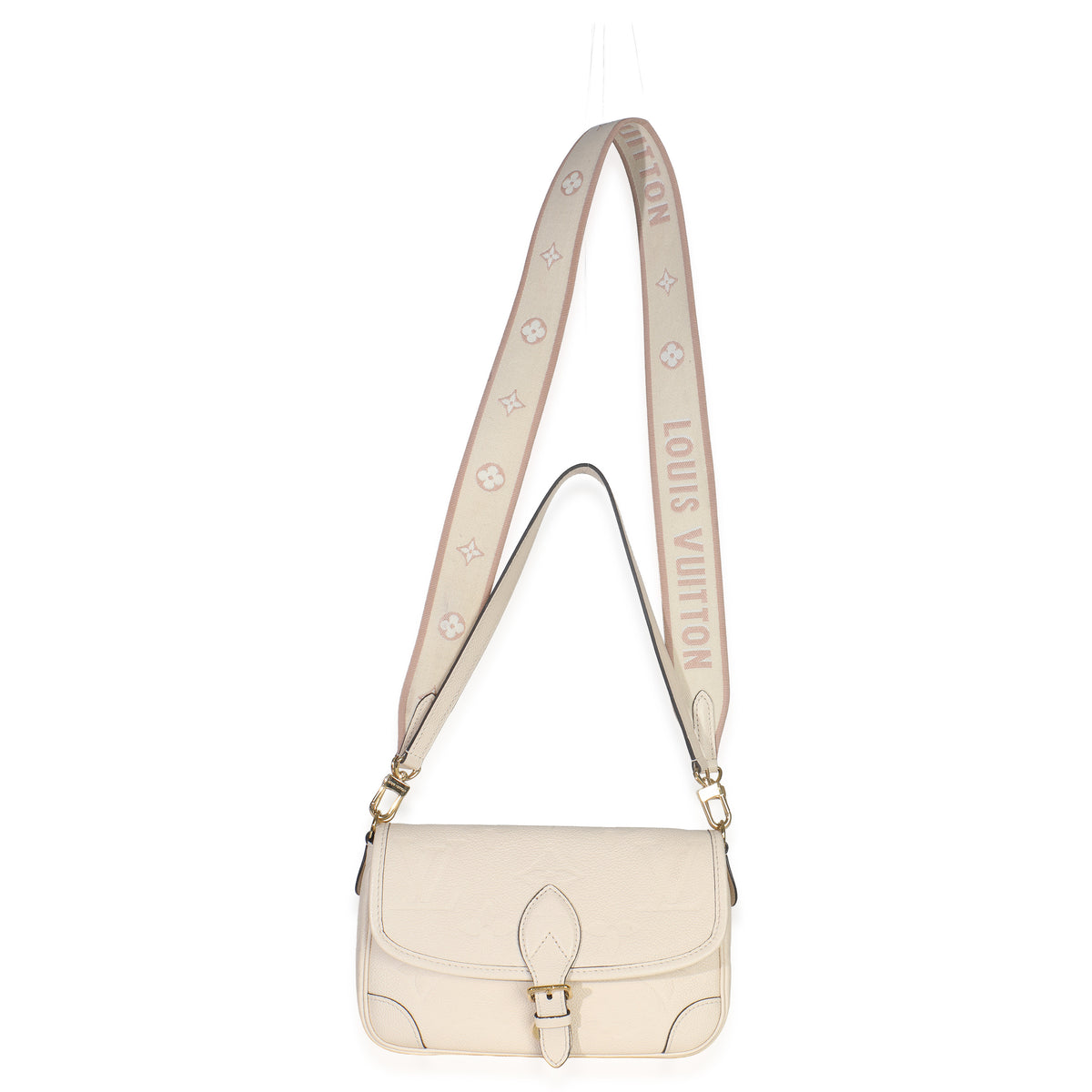 Louis Vuitton Cream Giant Monogram Empreinte Diane Bag Handbag ad1