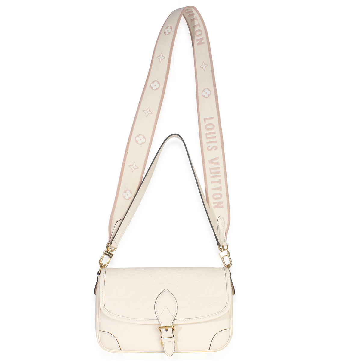 Louis Vuitton Cream Giant Monogram Empreinte Diane Bag Handbag ad2