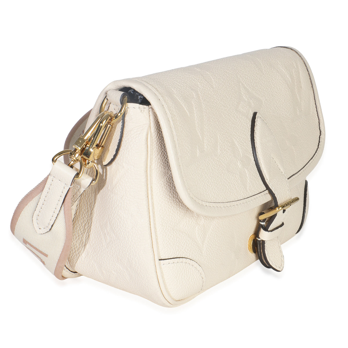 Louis Vuitton Cream Giant Monogram Empreinte Diane Bag Handbag bv
