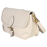 Louis Vuitton Cream Giant Monogram Empreinte Diane Bag Handbag pv
