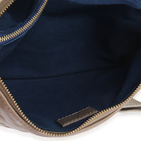 Taupe Monogram Embossed Lambskin Coussin PM