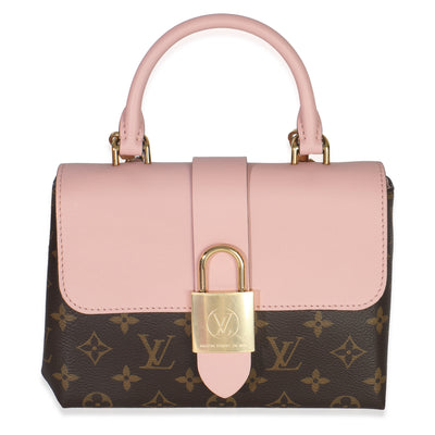 Rose Poudre Monogram Canvas Locky BB