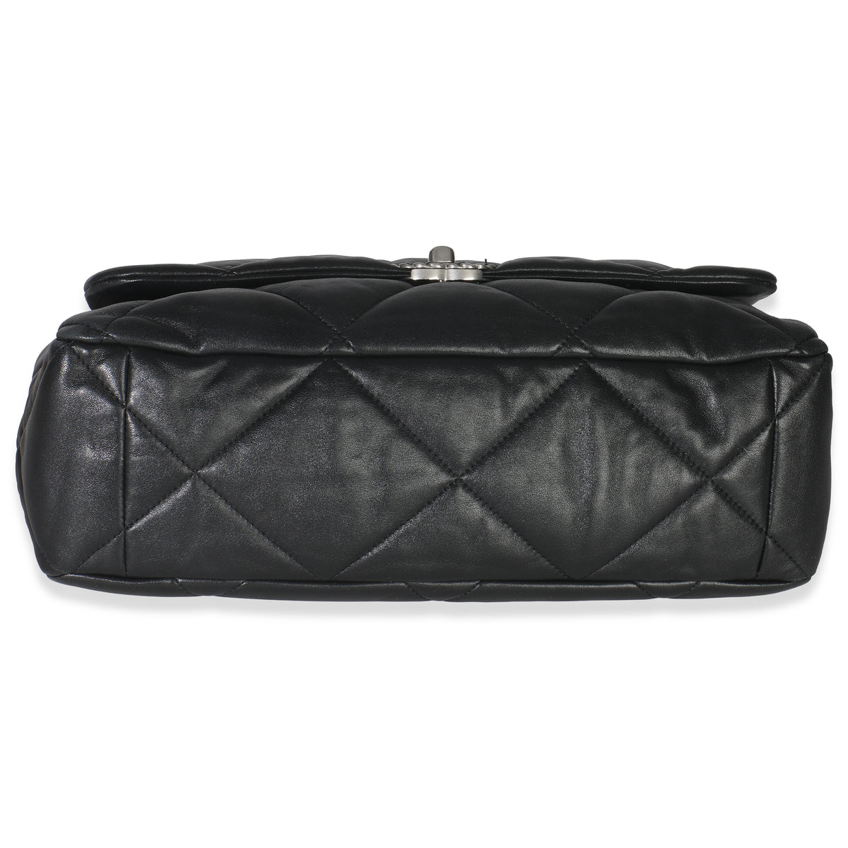 Black Quilted Lambskin Maxi Chanel 19 Flap Bag