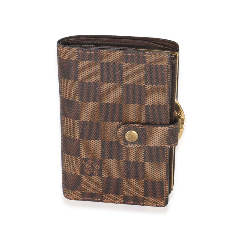 Damier Ebene Canvas French Purse Wallet