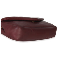 Saint Laurent Deep Raspberry Smooth Lambskin Small Calypso Chain Bag Handbag clasp