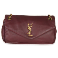 Saint Laurent Deep Raspberry Smooth Lambskin Small Calypso Chain Bag Handbag fv