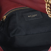 Deep Raspberry Smooth Lambskin Small Calypso Chain Bag