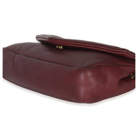 Deep Raspberry Smooth Lambskin Small Calypso Chain Bag