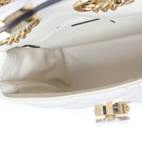 Gucci White Quilted Calfskin Mini Deco Chain Bag Handbag ad1