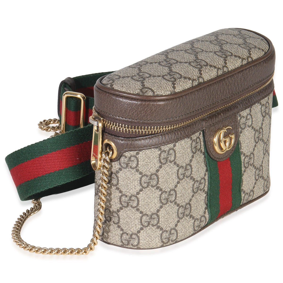 GG Coated Canvas Ophidia Small Chain Belt Bag