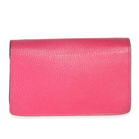 Gucci Pink Dollar Calfskin Crystal Super Mini Dionysus Flap Handbag bv