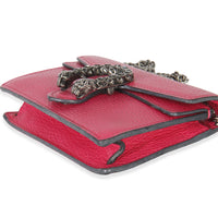 Pink Dollar Calfskin Crystal Super Mini Dionysus Flap