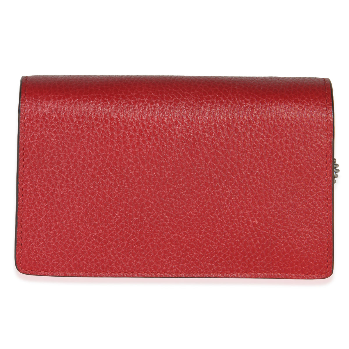Gucci Red Dollar Calfskin Crystal Super Mini Dionysus Handbag bv