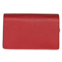 Gucci Red Dollar Calfskin Crystal Super Mini Dionysus Handbag bv