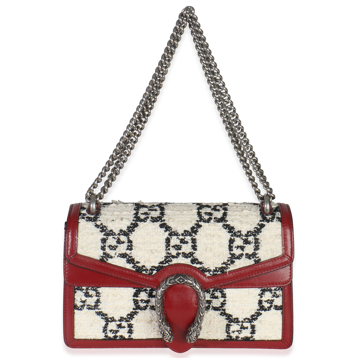 Gucci Multicolor GG Tweed Monogram Small Dionysus Bag Handbag av