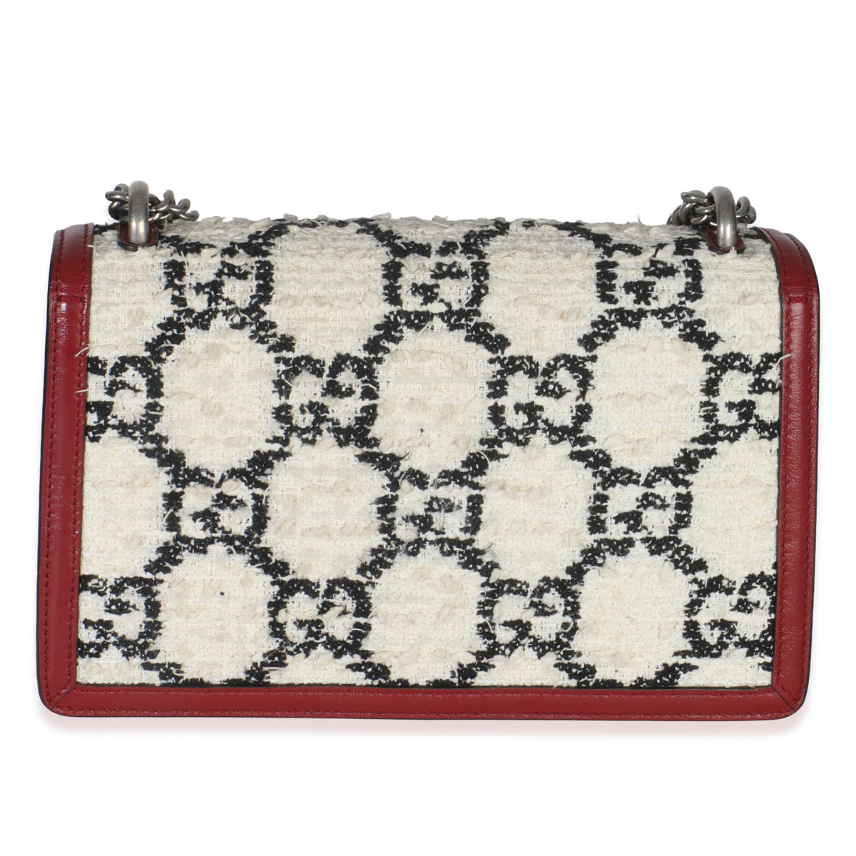Gucci Multicolor GG Tweed Monogram Small Dionysus Bag Handbag bv