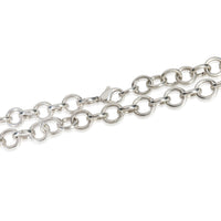 Sterling Silver  Clasping Link Necklace