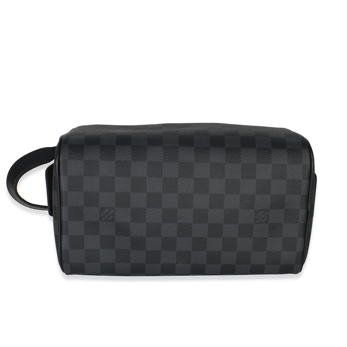 Louis Vuitton Damier Graphite Canvas Dopp Kit stamp